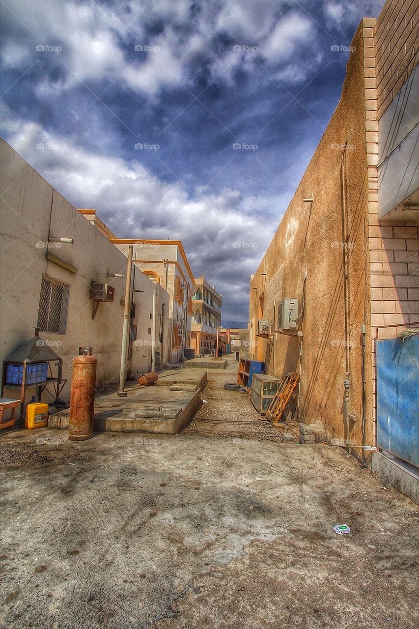 Side street Oman village
