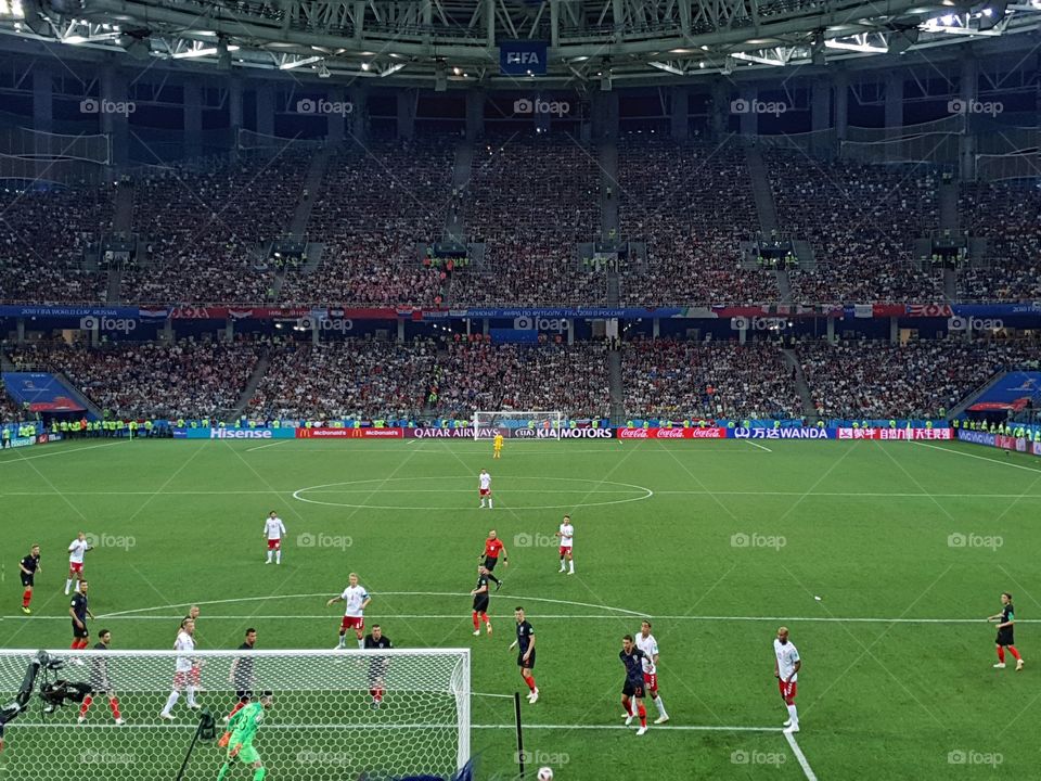 FIFA 2018 match Croatia-Denmark in Nizhny Novgorod