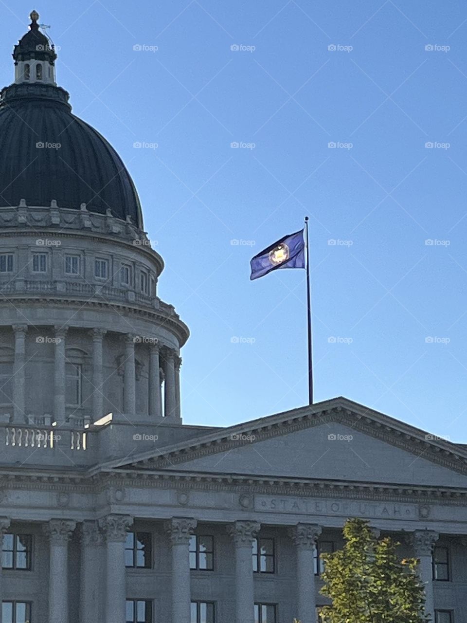 Utah state building flag