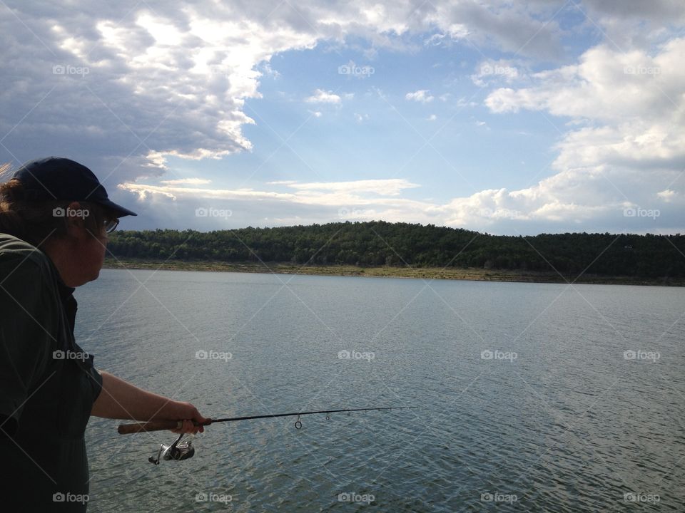 Fishing with my dad. Fishing with my dad at Tablerock Lake Missouri