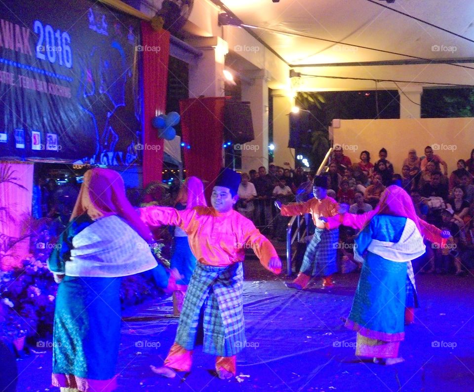 traditional Sarawak Malay Dancers