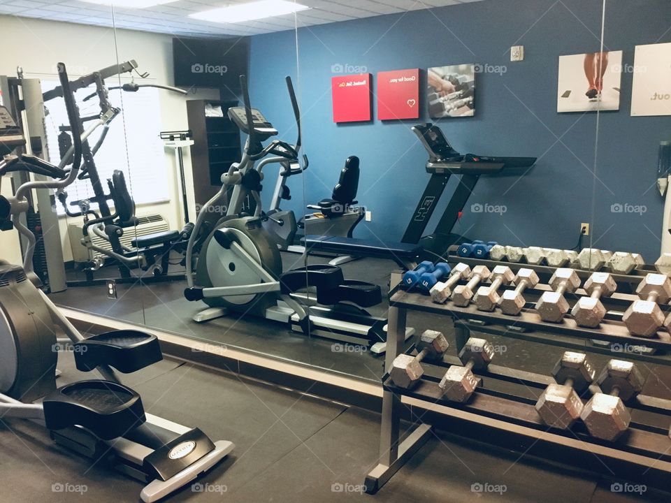 Gym equipment for guest 