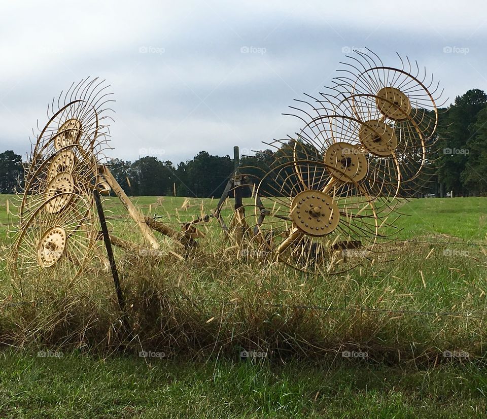 Farm Machinery As Artwork