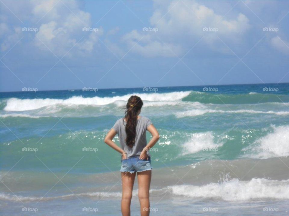 Starring off into the distance