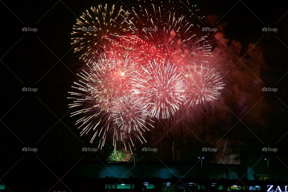 Fireworks at Mexico City