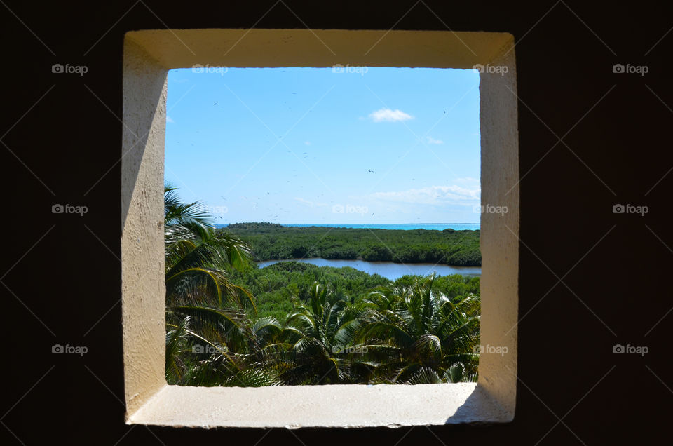 la finestra sul paradiso. isla Contoy Mexico