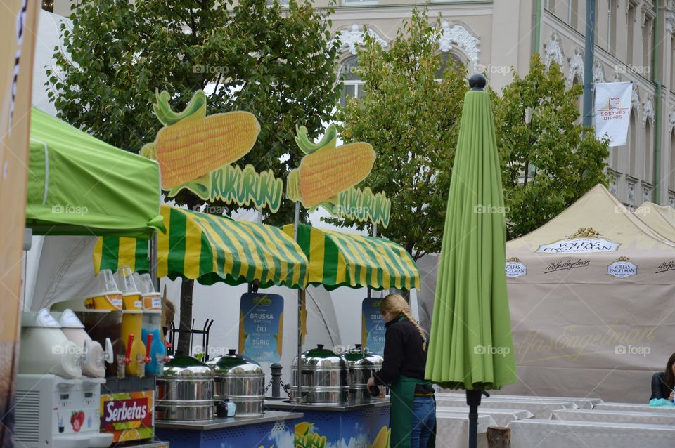 popcorn for sale in street