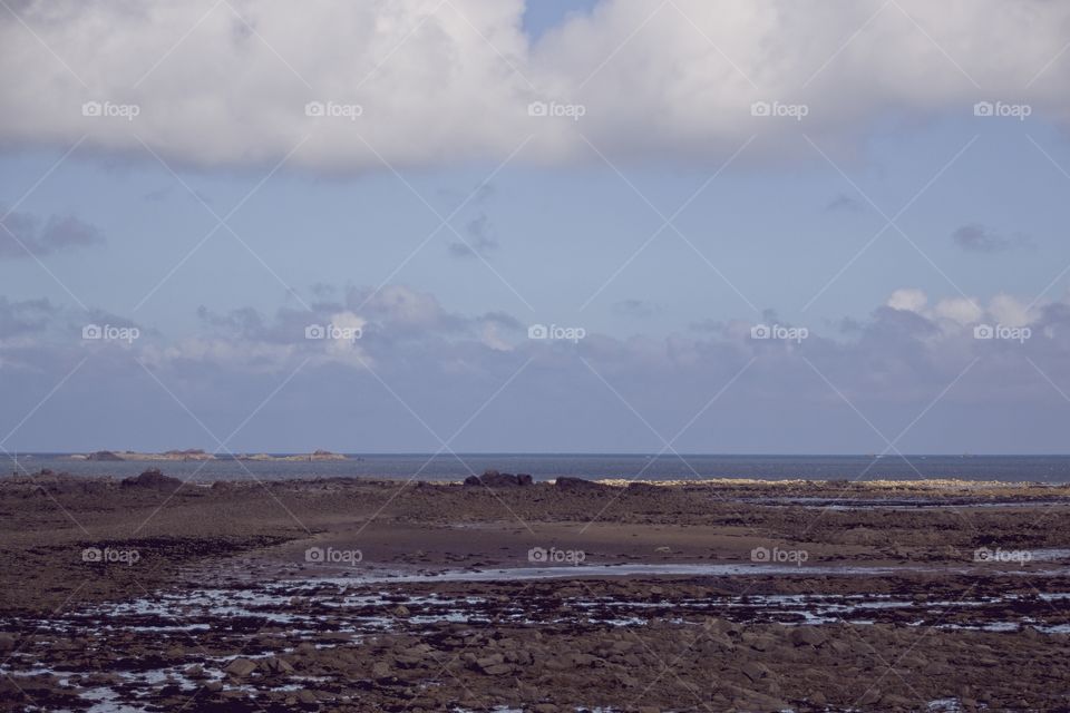 clouds over the river