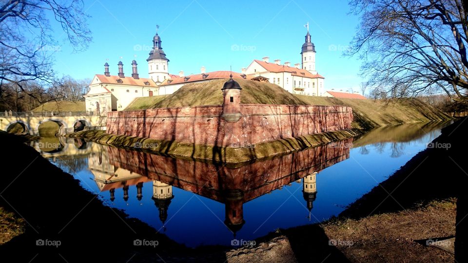 Nesvizh castle in Belarus