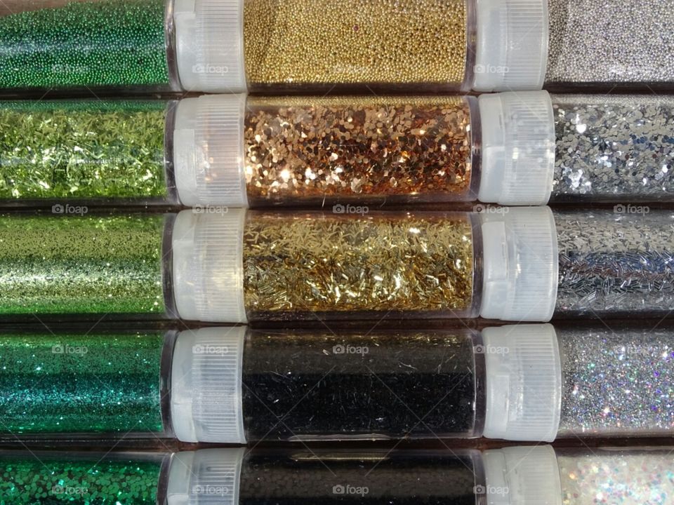 Colorful glitter