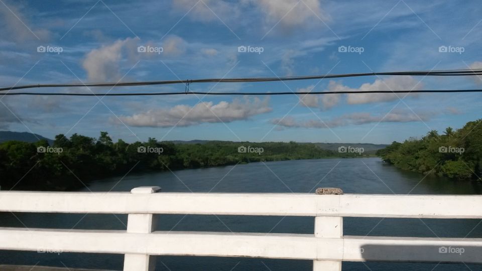 Bridge, Sky, Water, Landscape, Fence