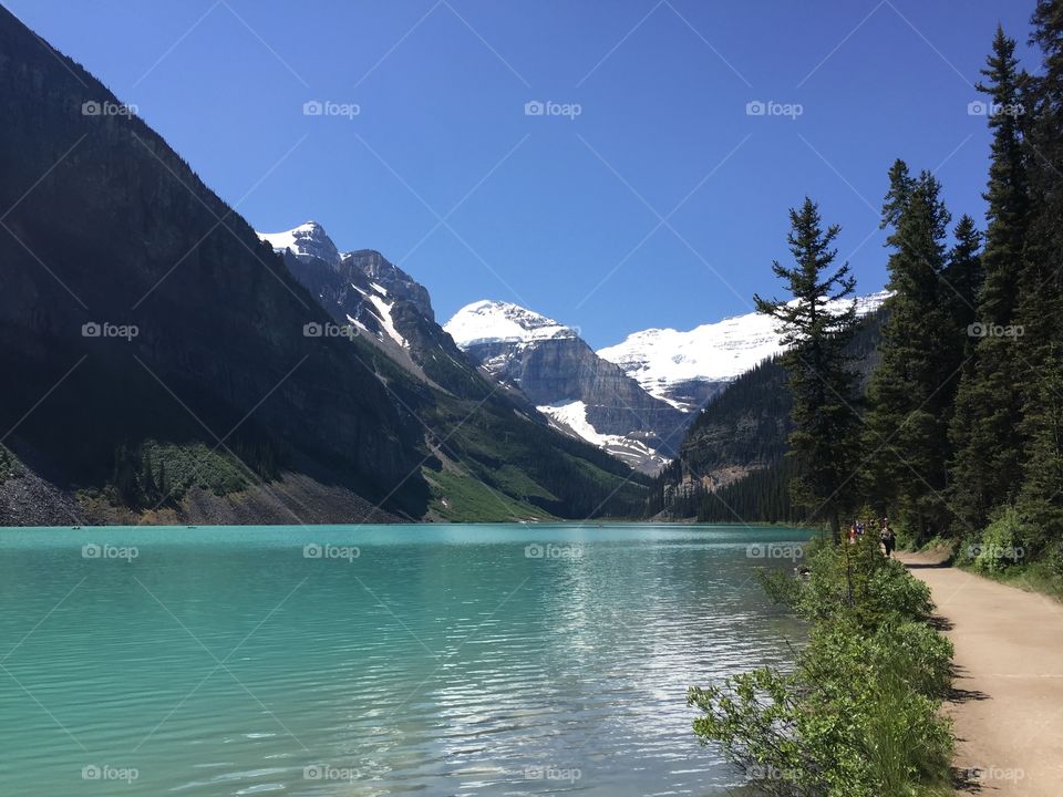 Louise Lake, Alberta, Canada - Rocky Mountains travelling