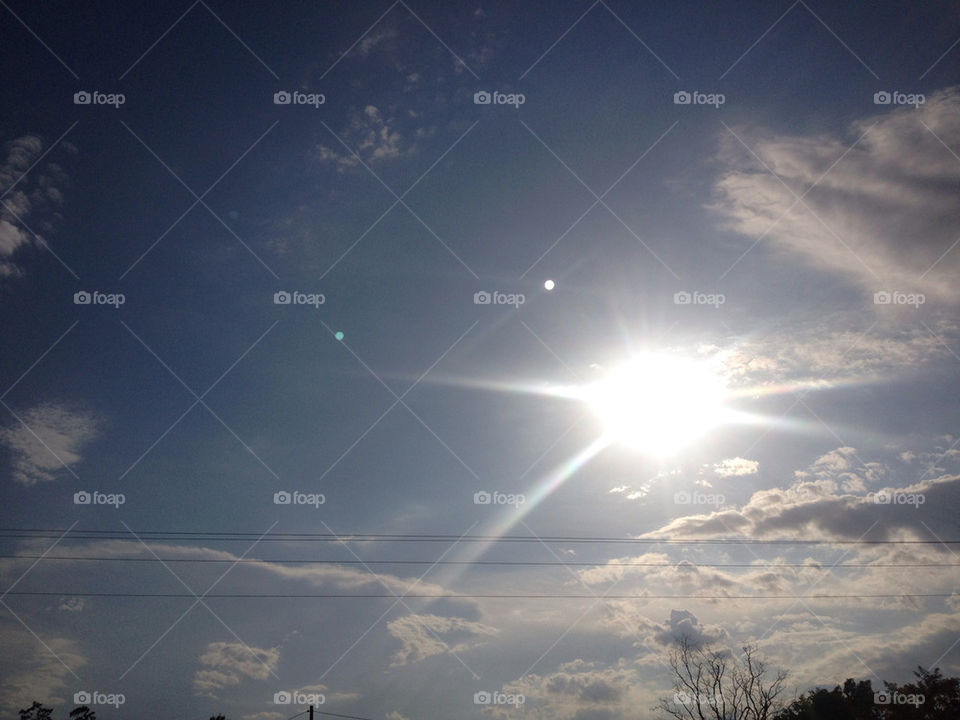 sky blue china clouds by vickikl3