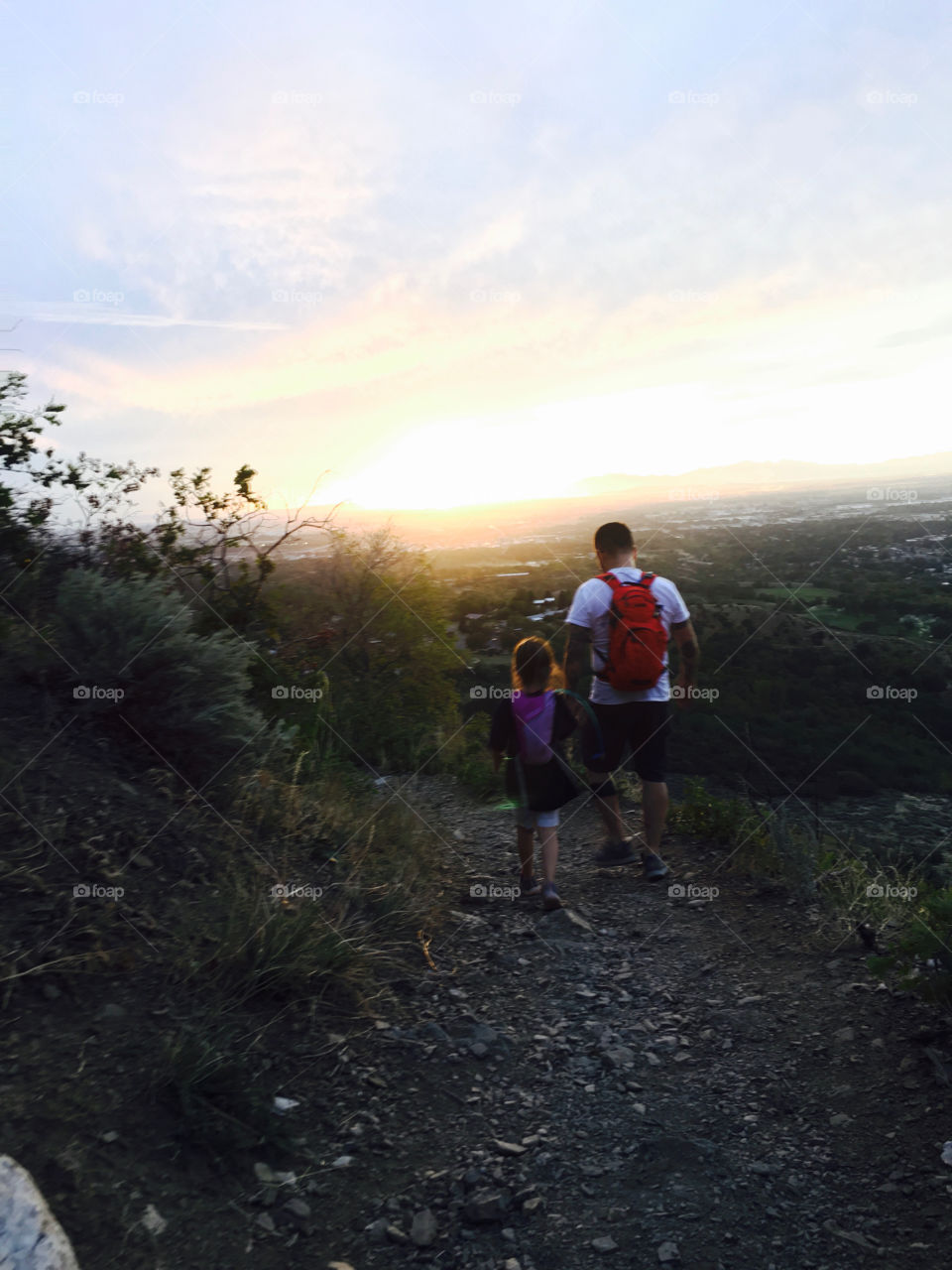 Hike with daddy