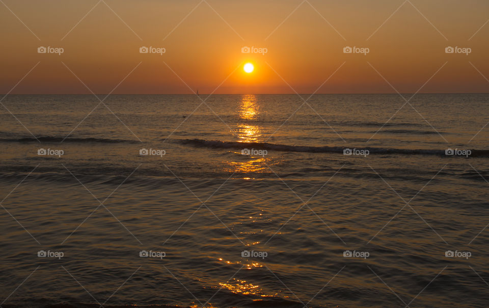 Sunset at the beach