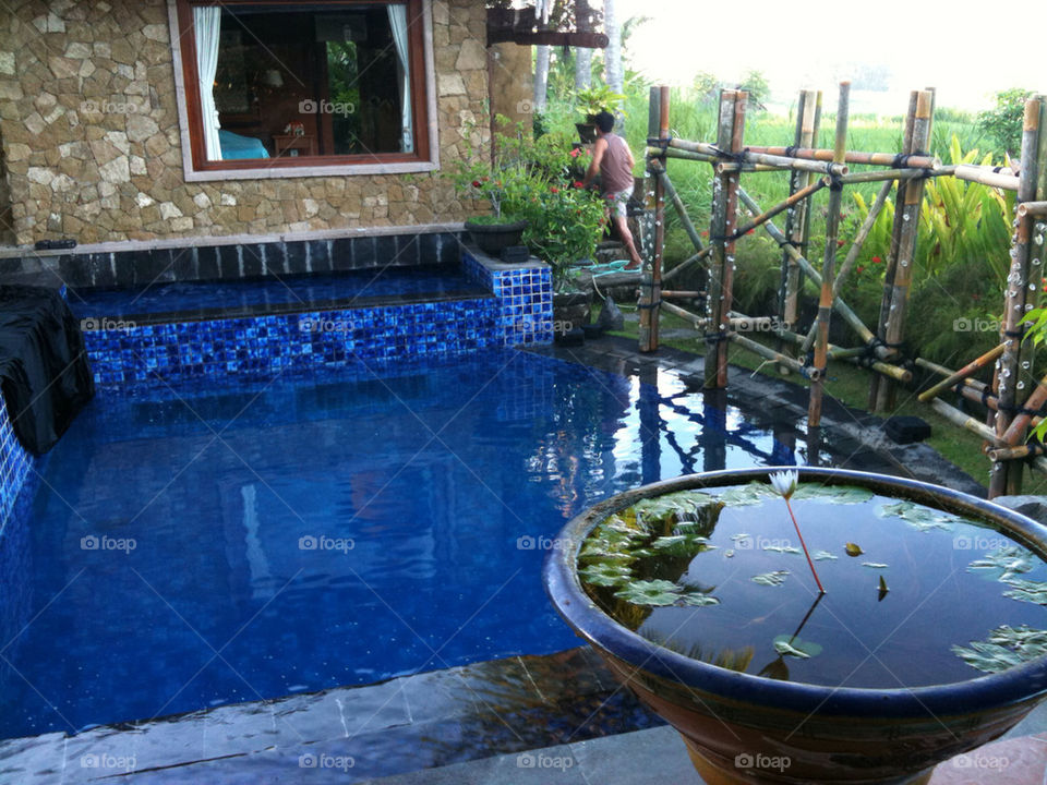 pool swimming bali villa by jumpman