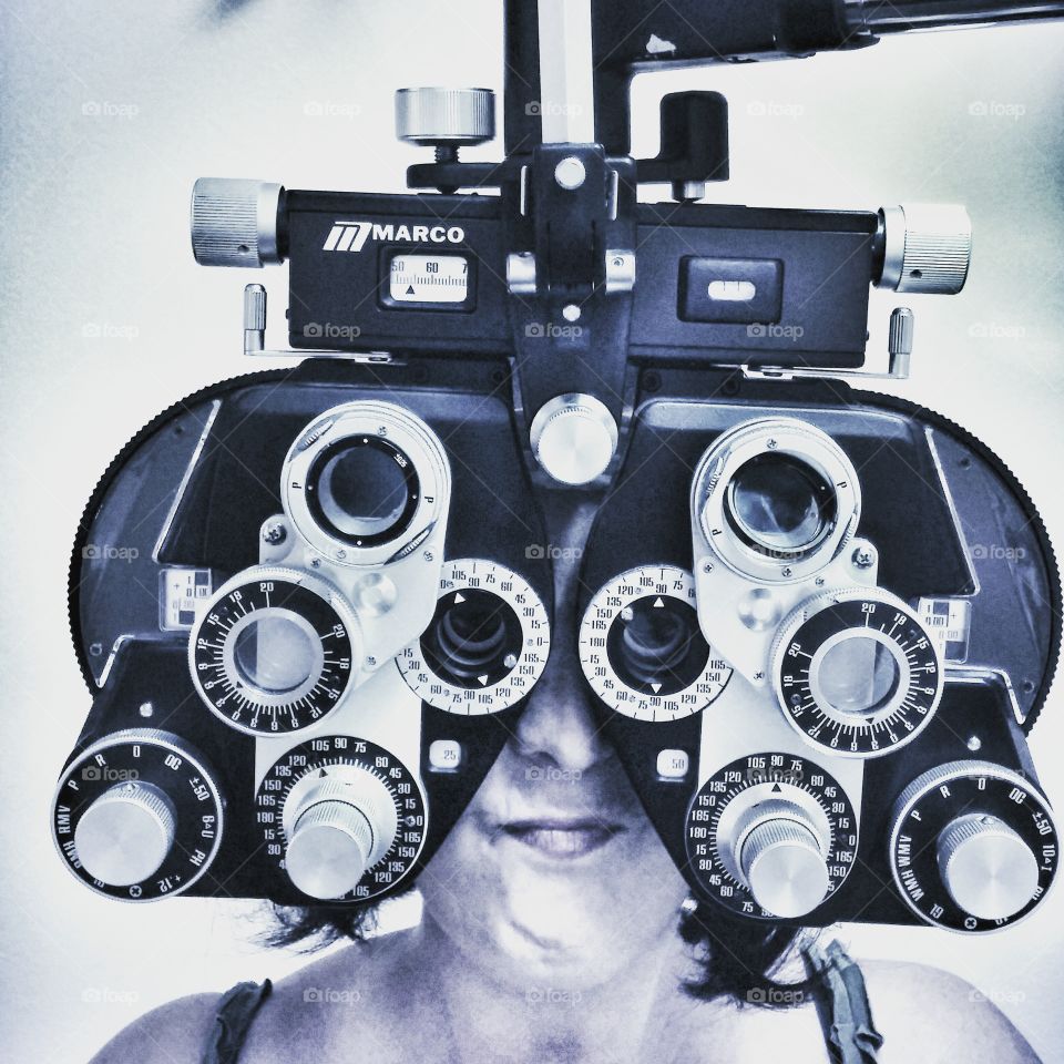 eye exam. steam punk idea