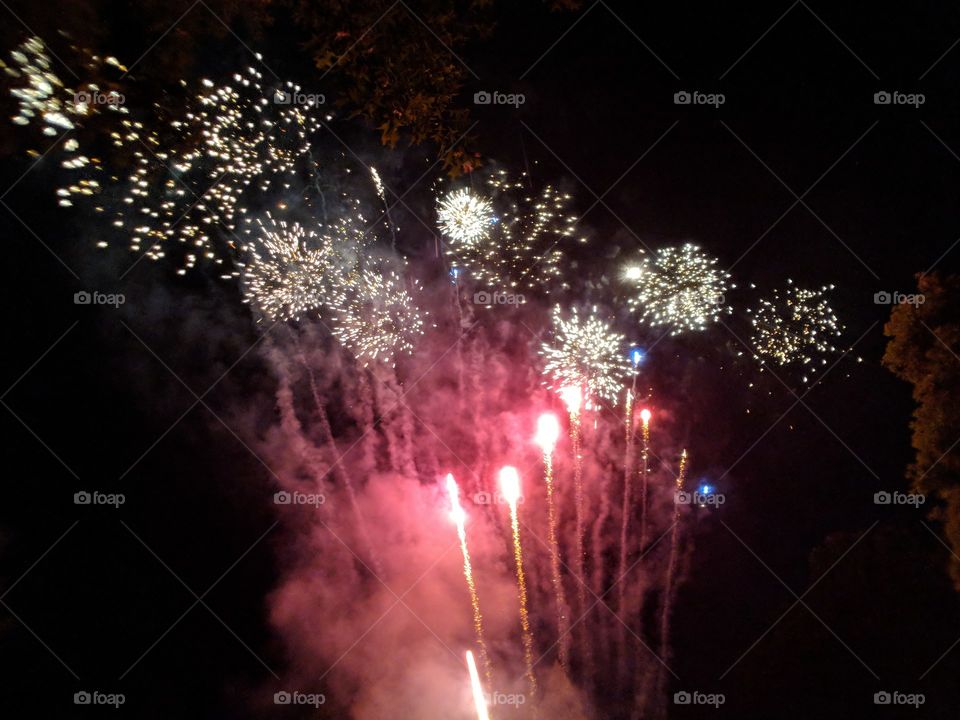 summer fireworks
