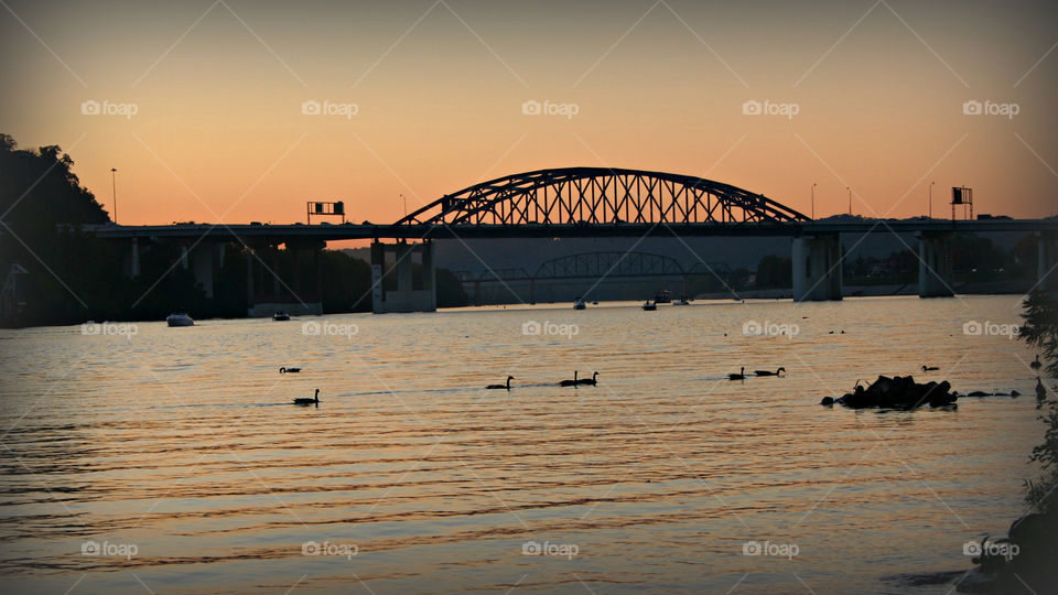 Bridge at Sunset 