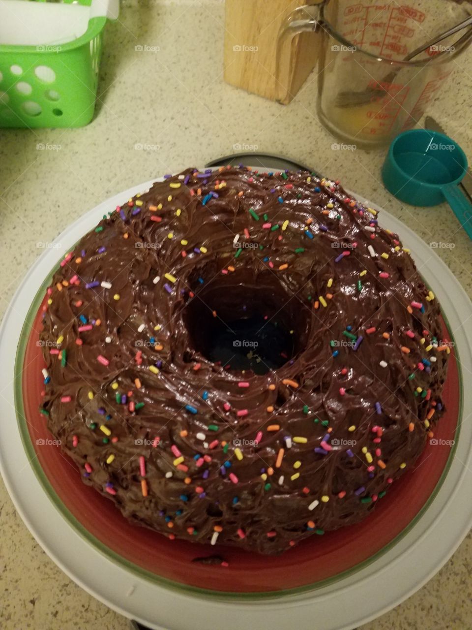 Doughnut cake