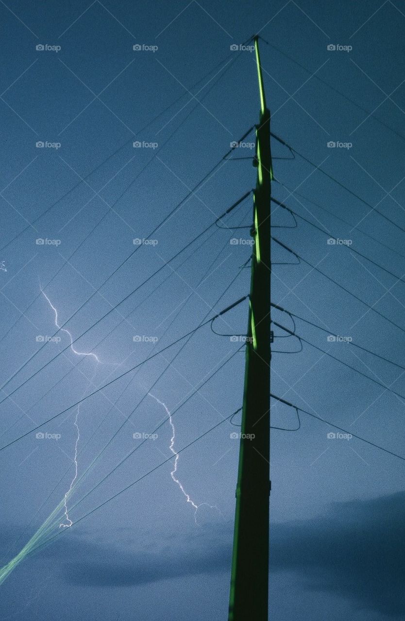 Power Pole Lightning