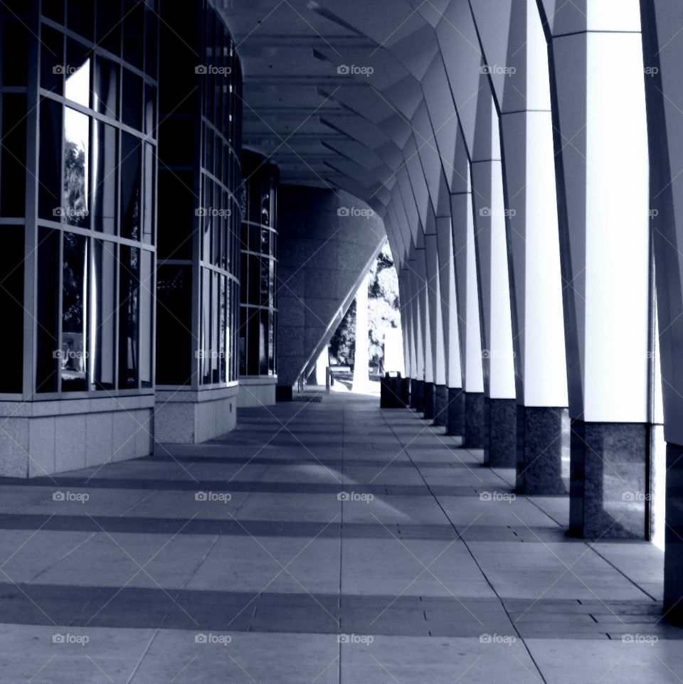 black and white architecture. out taking pictures in downtown Sacramento