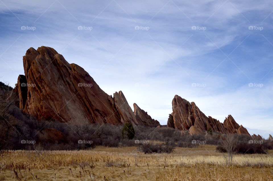 Scenic view of mountain against sky