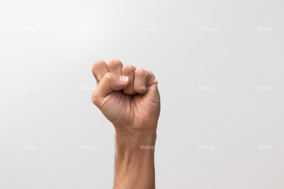 Fist representing fight for equality or freedom