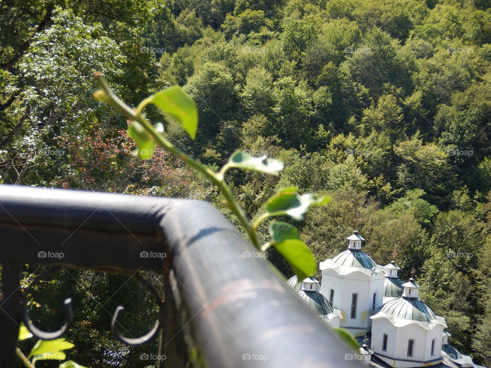 monastery in mountain