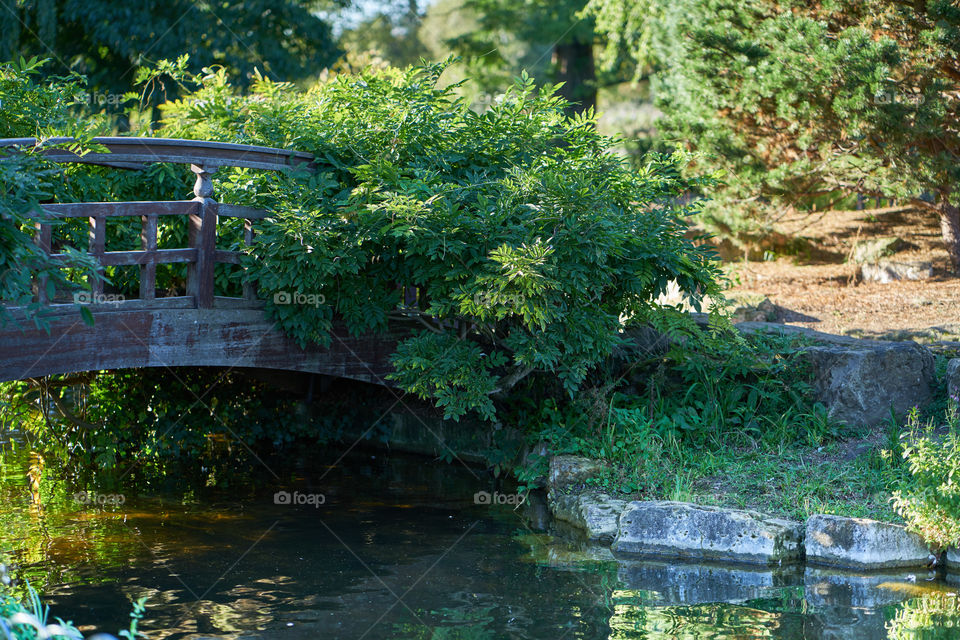 View of bridge over river