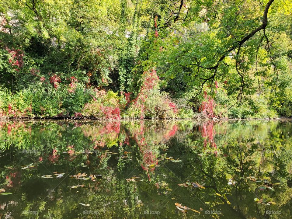 Am Fluss  , langsam wird es Herbst