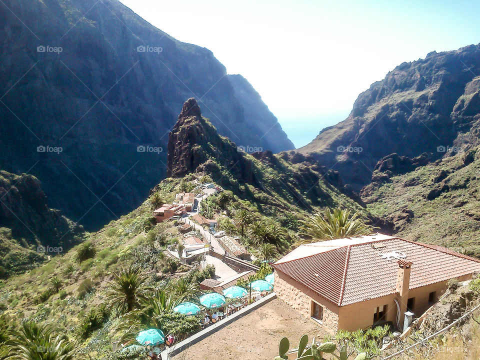 View on the Masca village