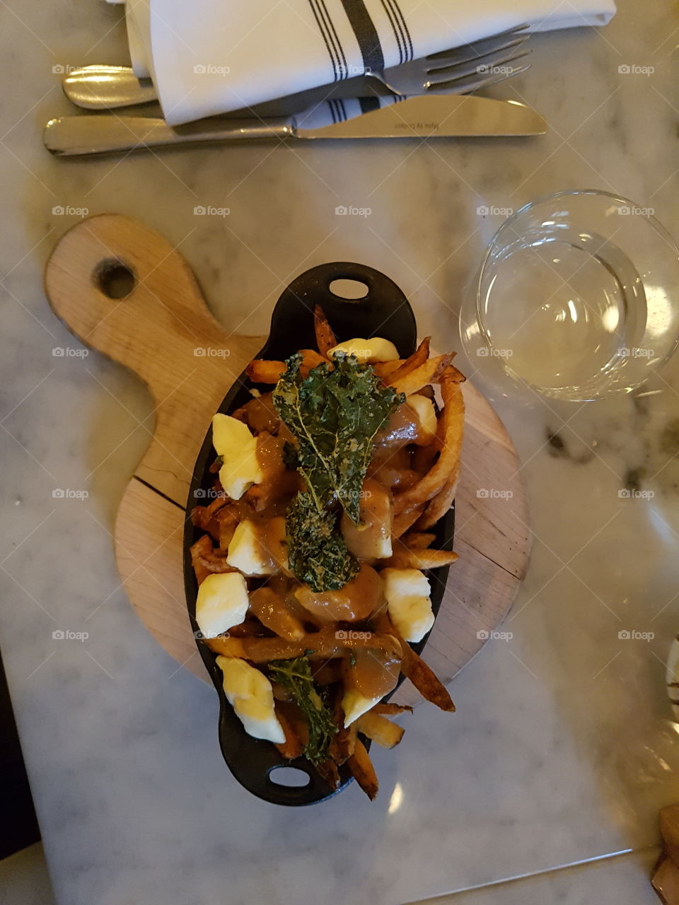 Garnished poutine