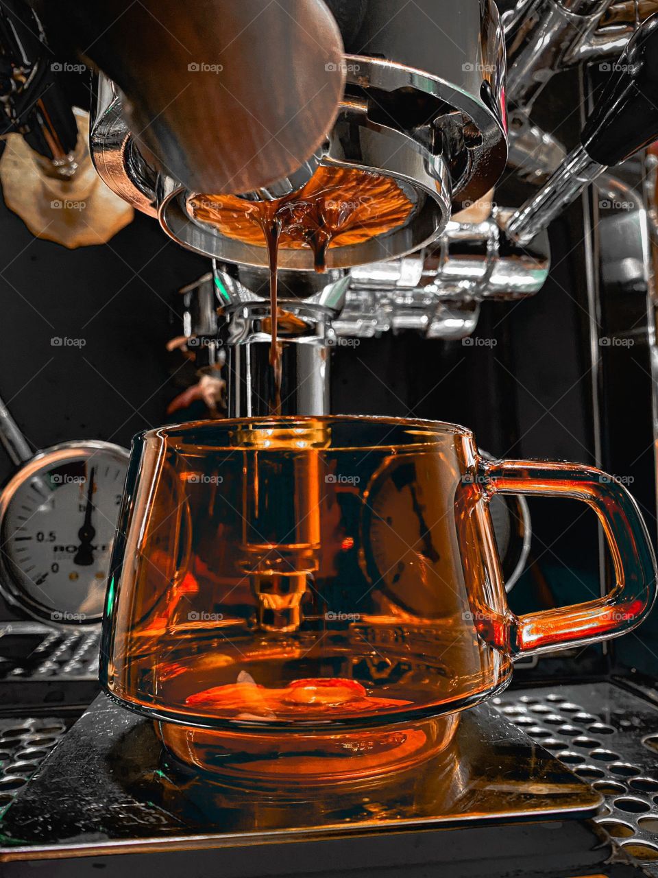 Great love for coffee