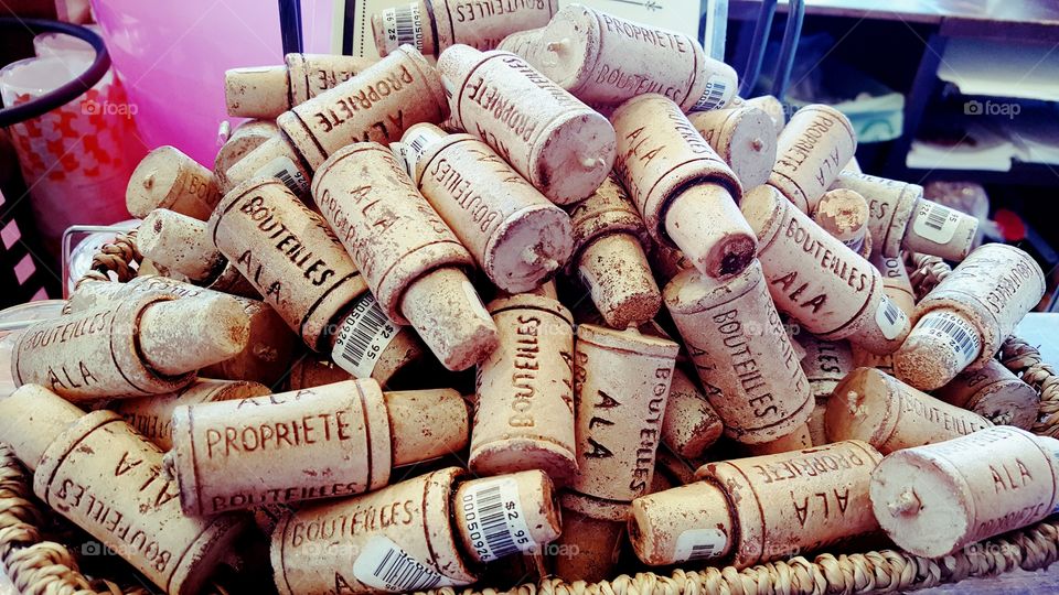 wine  cork at Boudin