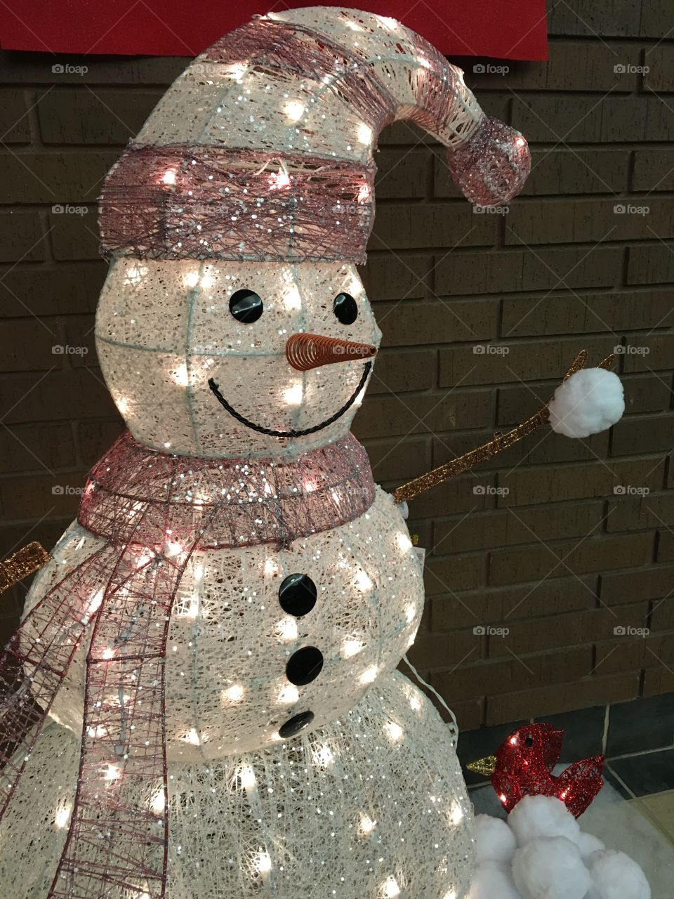 Light up snowman