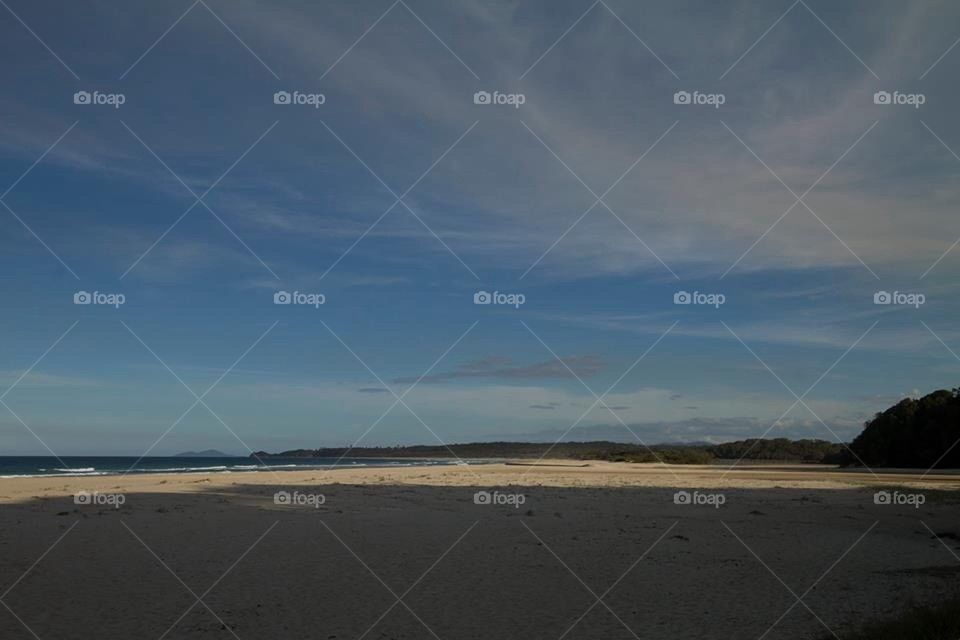 Afternoon Beach Landscape 