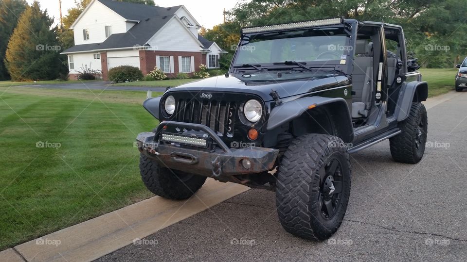 black jeep