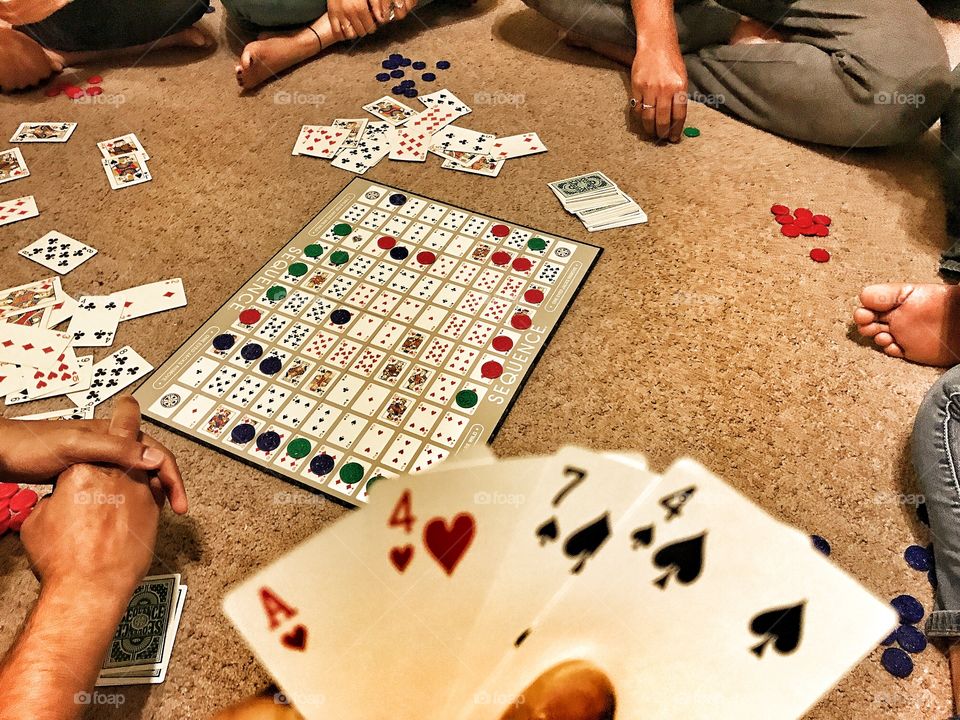 Sequence game in action 