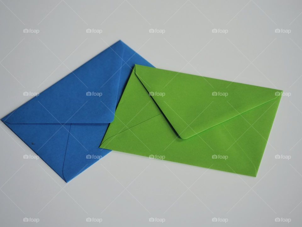 Colored envelopes