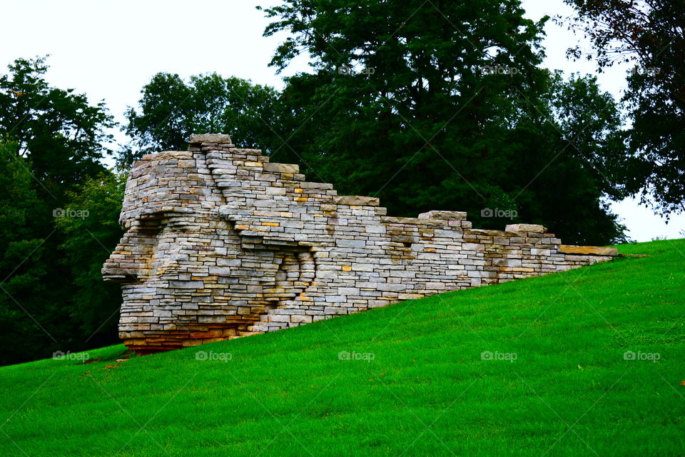 Monument Wyandot Indians Chief leatherlips Columbus Ohio Scioto Park