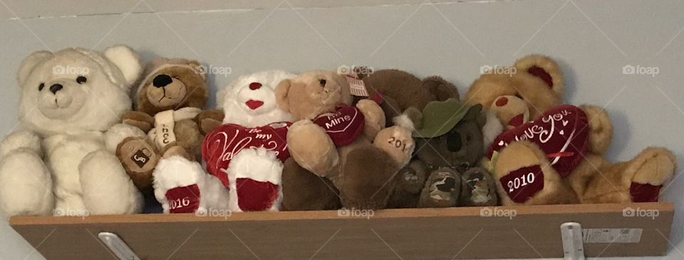 Lots of stuffed animals 