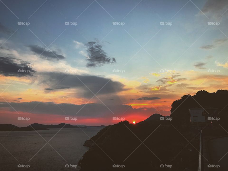 Sunset at Veliki Zaton, Croatia