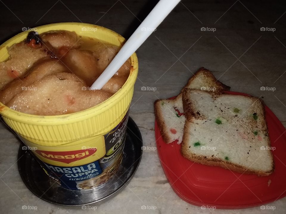 soup with bread