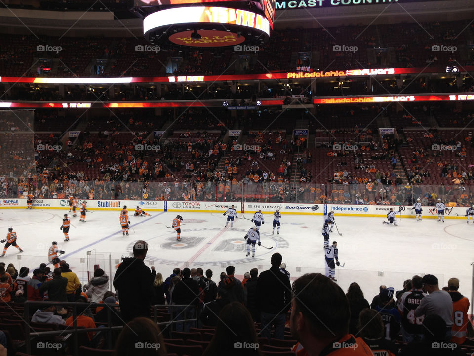 Flyers hockey game