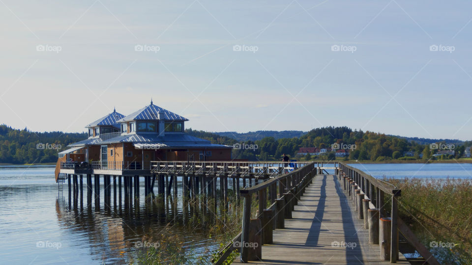 Ulricehamn pier and restaurant