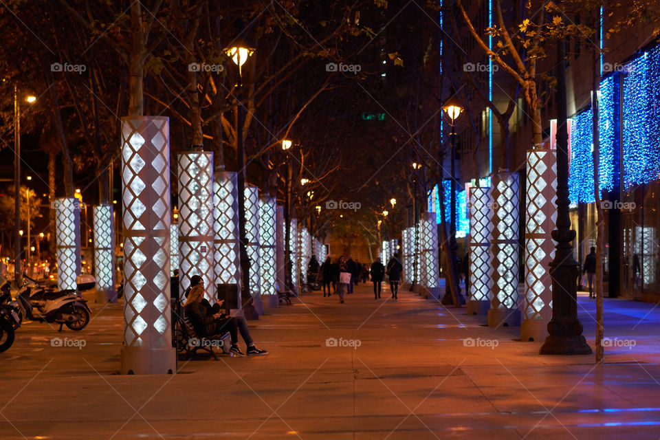 Christmas street decoration 