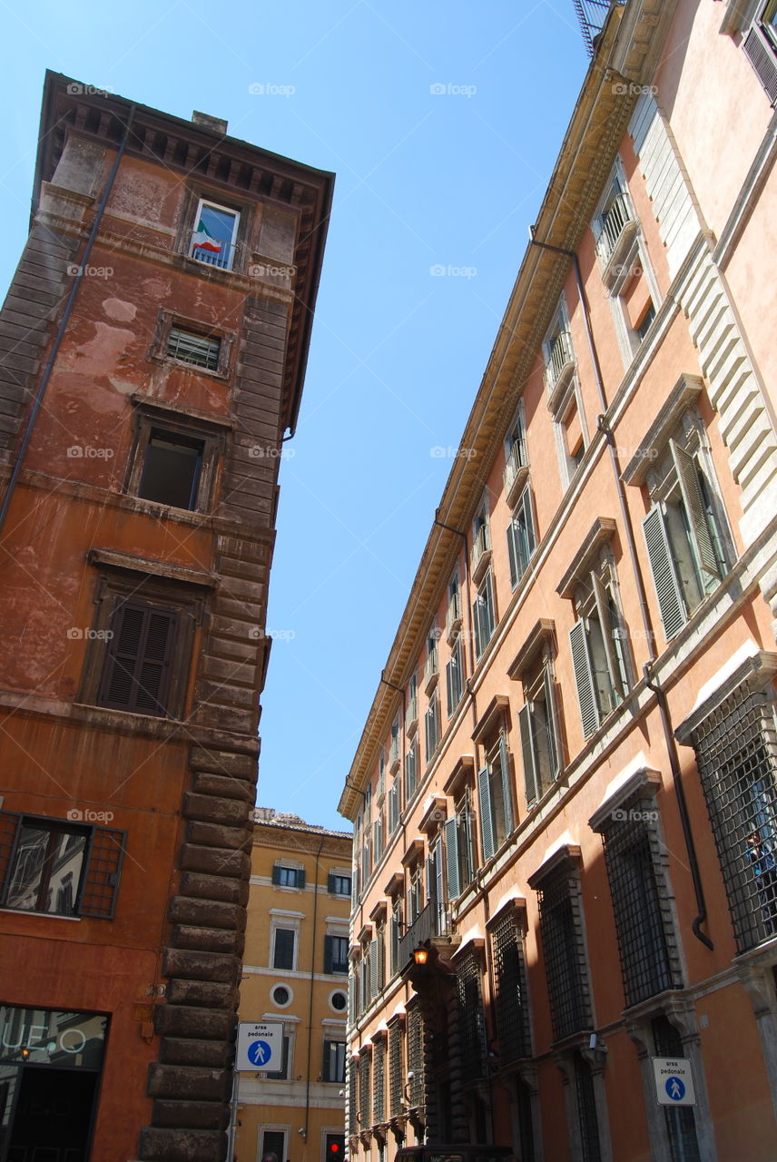 Roman Alley. Alley in center of Rome