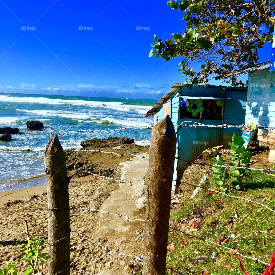 Seaside shack