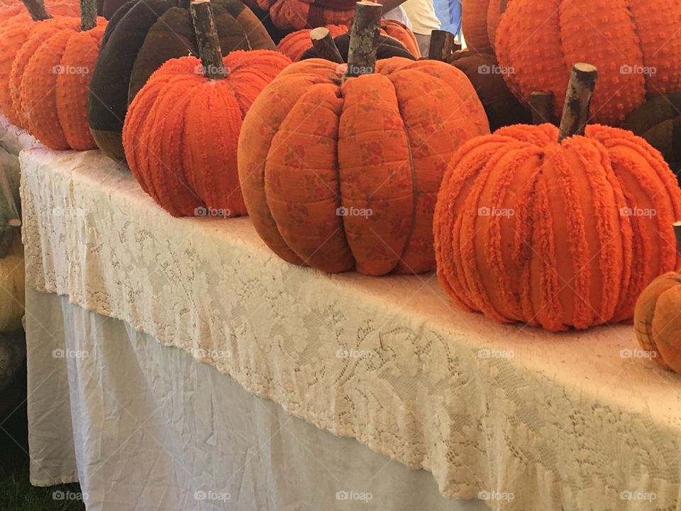 Homemade pumpkins great for your halloween decorations one of the many fair finds!